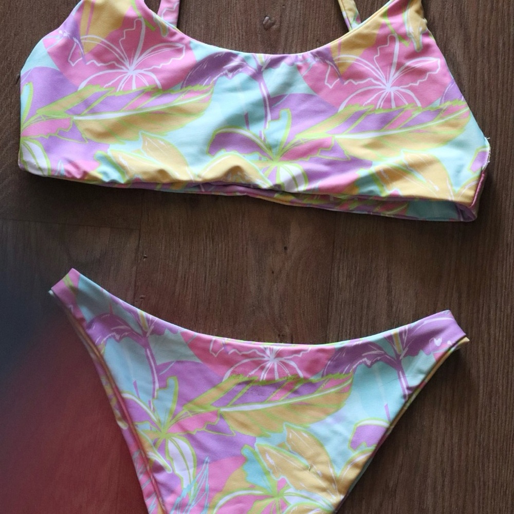 Tropical Floral Bikini Set